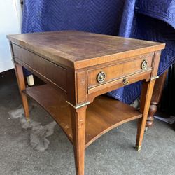 Solid Wood Antique Night Stand 