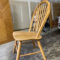 Wood Desk Or Dinner Chair Solid $10