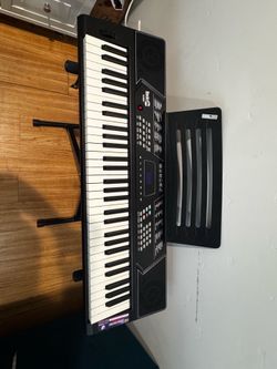 RJ561 Kids Keyboard with stand and bench