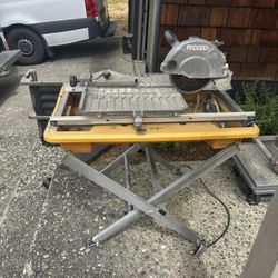 Ridged Wet Tile Saw