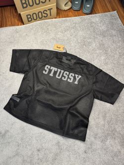 Black Stussy Jersey 80 Brand New Size Medium