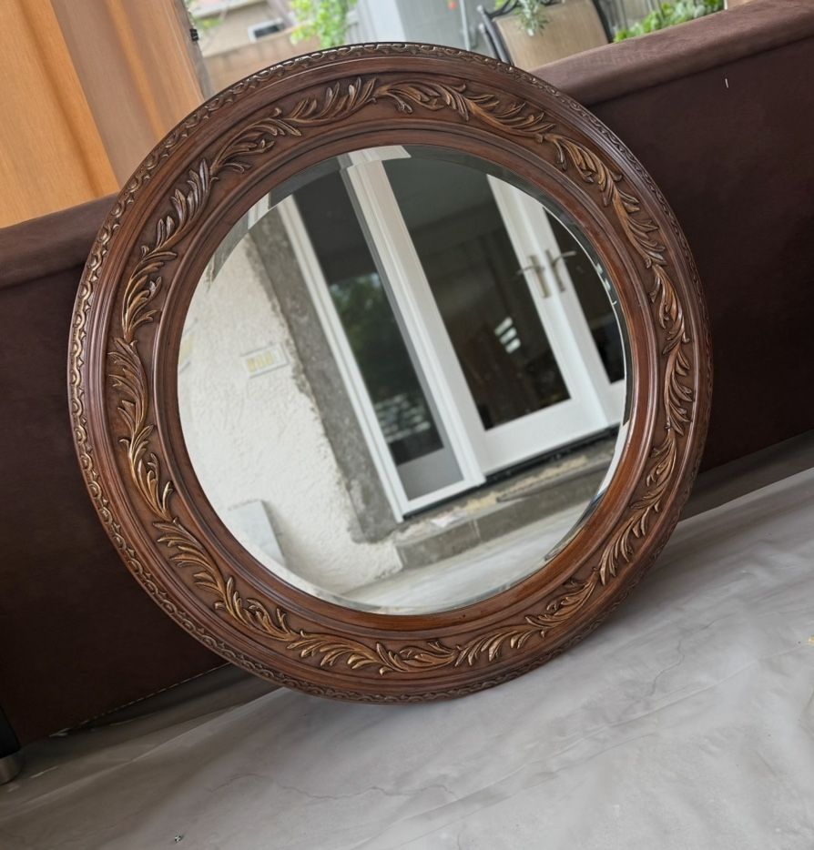 Victorian Round Wall Mirror