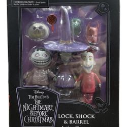 The Nightmare Before Christmas Lock, Shock & Barrel Action Figure Diamond Select