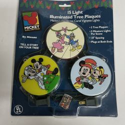 Disney 15-Light Illuminated Tree Plaques (New)