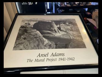 Ansel Adams The Mural Project 1(contact info removed) Framed Poster