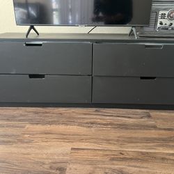 TV Stand With 4 Large Drawers