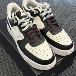 nike air force 1 low '07 lv8 split black phantom size 8.5