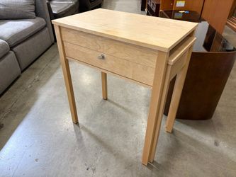 Modern Wooden Console Table with Drawer and Extension Leaf