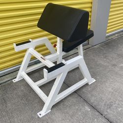 Body Masters Commercial Preacher Curl / Spider Curl / Bicep Curl  Combo Weight Bench- Excellent Condition