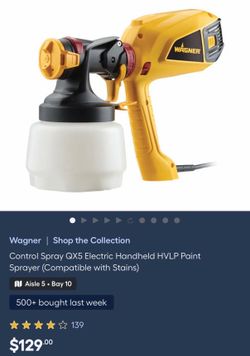 Wagner Control Spray Qx2 Sprayer