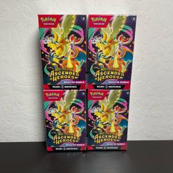 Pokemon Ascended Heroes Booster Bundles Sealed