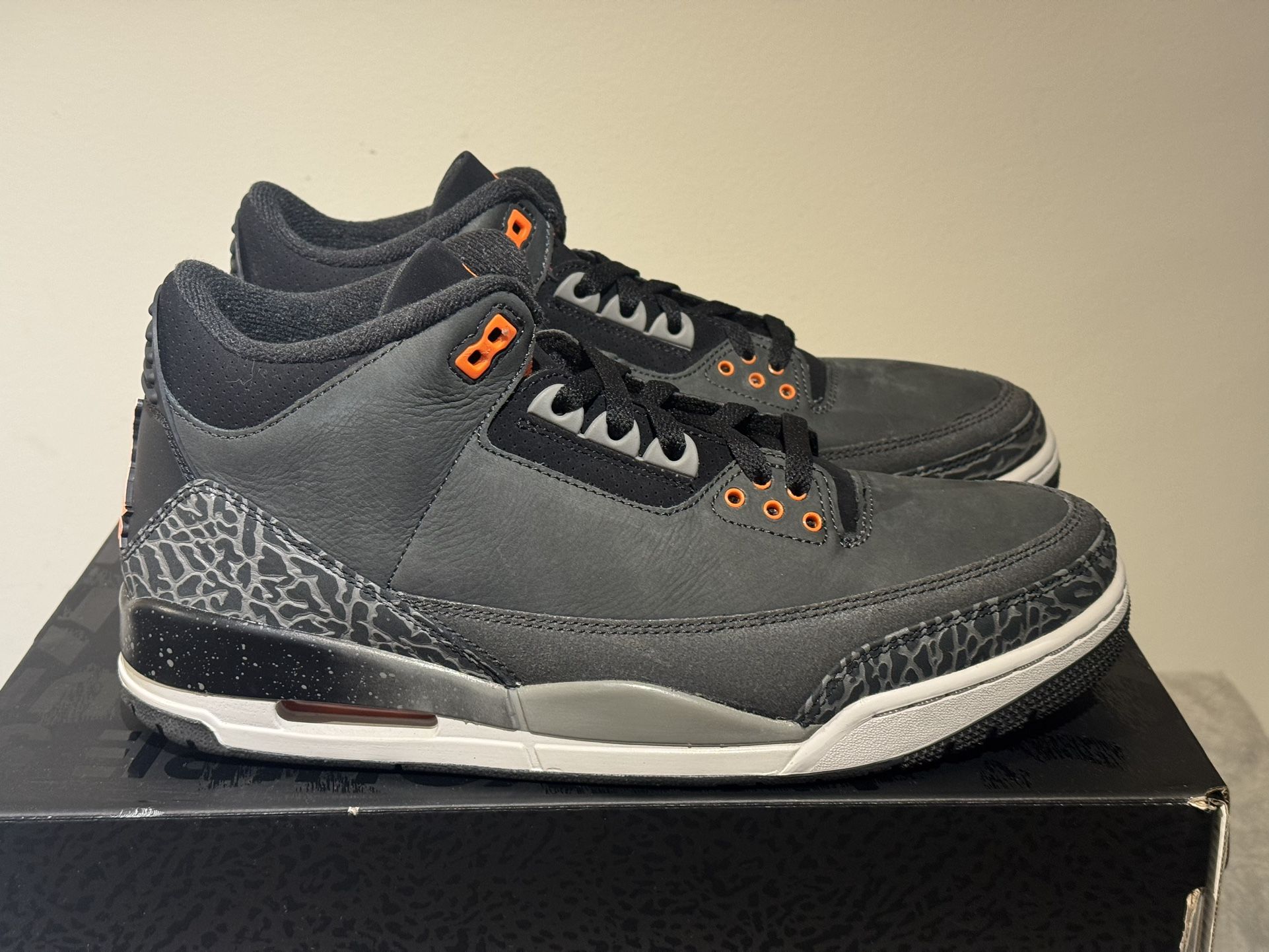 Air Jordan 3 “Fear Pack” Size 10.5 DS New With Box