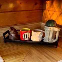 6 Harry Potter Mugs - Different Prices 