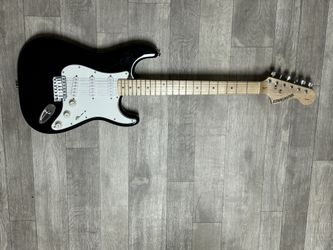 Starcaster Black Solid Body Electric Guitar