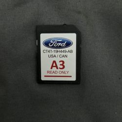 Ford OEM Navigation Map SD Card