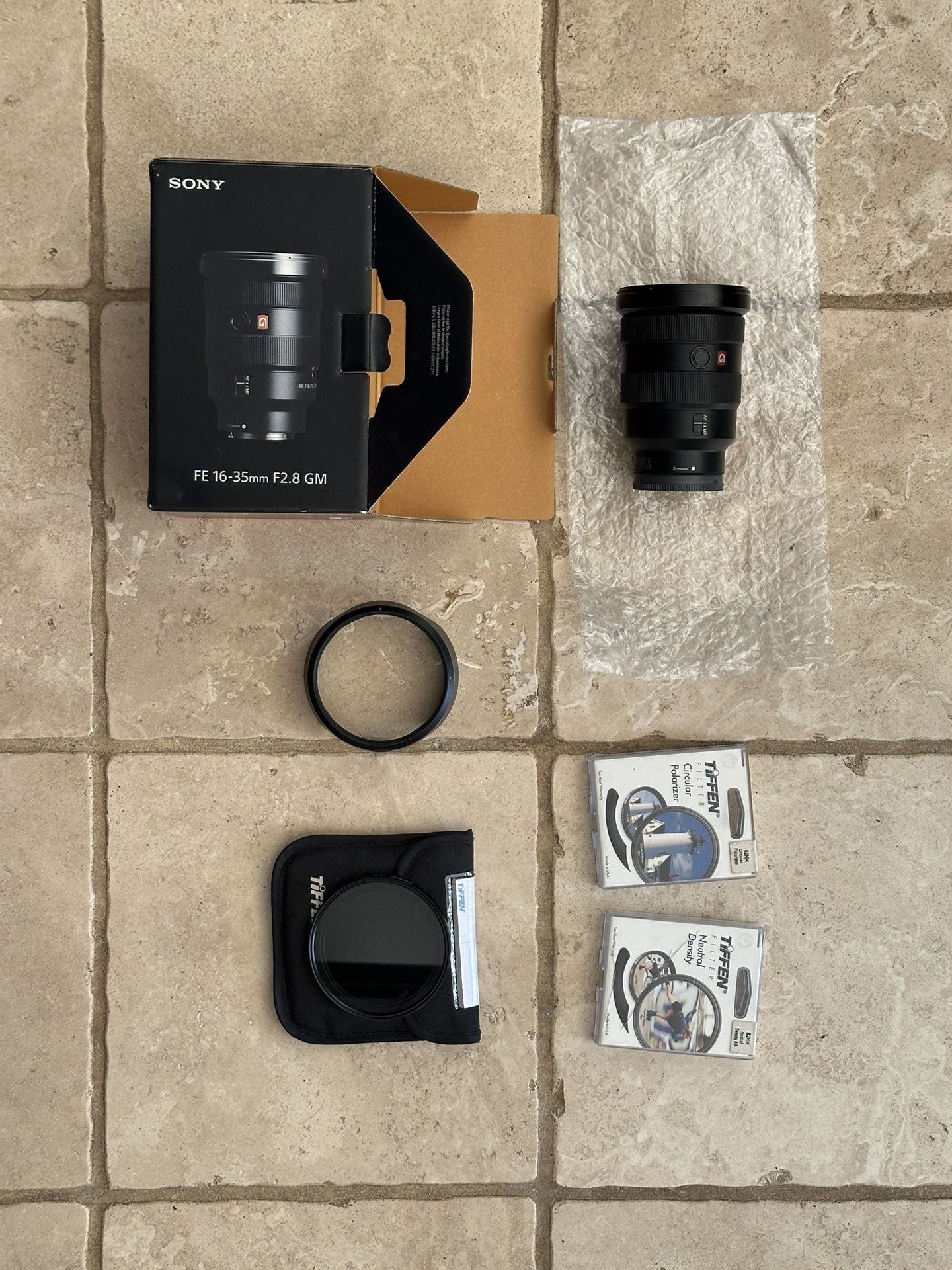 SONY FE 16-35mm F/2.8 GM SEL1635GM with Tiffen VND + CPL + ND0.6