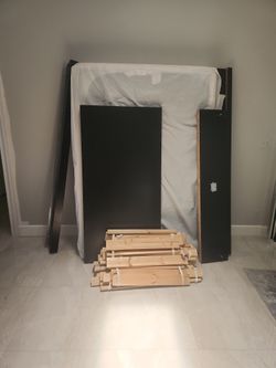 Malm Bed Frame Ikea With Memory Foam Martress 