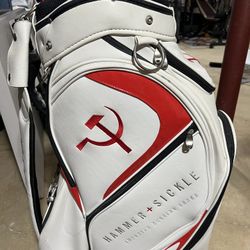 Hammer & Sickle Vodka Leather Stand Golf Bag