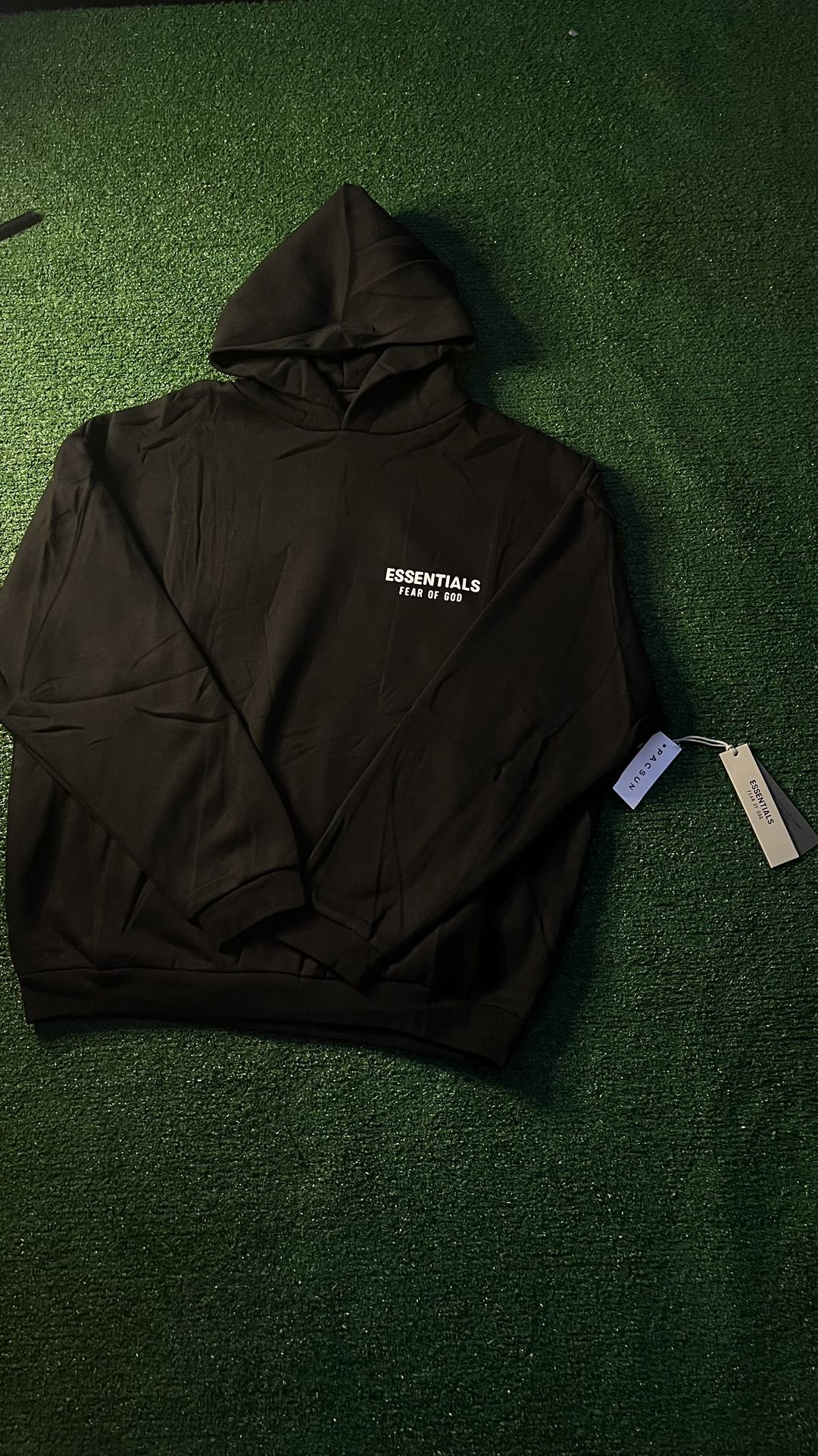 Black Essentials Hoodie