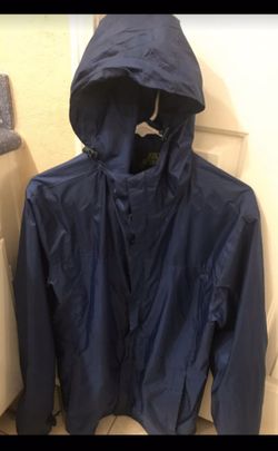 Young men rain jacket size M