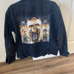 Michael Jackson “Dangerous” Black Denim Jacket