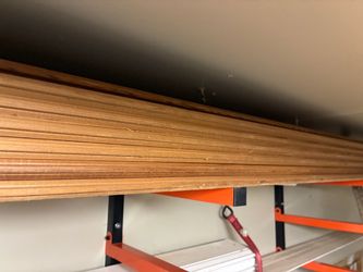 Bundle of cedar tongue and groove
