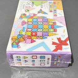 Magnetic Tiles Kids Magnetic Blocks 60PCS Building Sets 3D Magnet Tile Building Blocks Toy Construction Educational STEM Toys Gifts for Toddlers Boys
