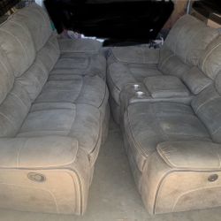 2 Reclining Sofas
