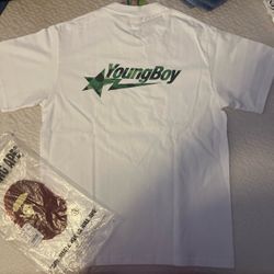 BAPE white and green camo tee YoungBoy #streetwear #camouflage