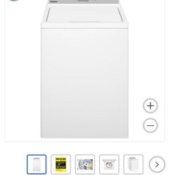 Whirlpool 3.8 cu. ft. Top Load Washer with Soaking Cycles in White