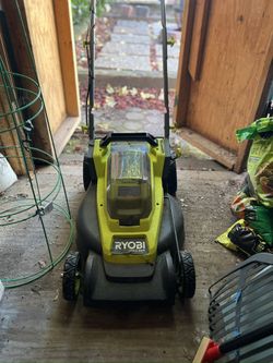 Ryobe Lawnmower,  Trimmer,  And Leaf Blower 