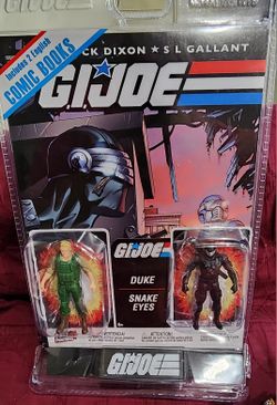 Duke and Snake Eyes w/Comic (Page Punchers: G.I. Joe) 3" 2-Pack - McFarlane Toys