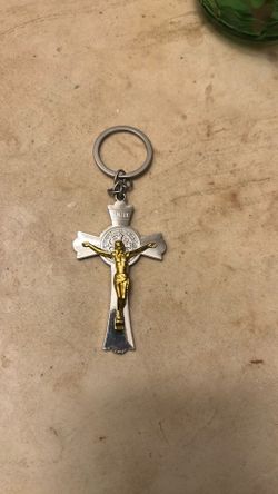 Cross key chain
