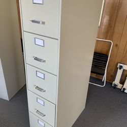 5 Drawer File Cabinet