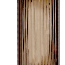 9.8" Flower Vase for Decor Ribbed Glass Vase Modern for Centerpieces