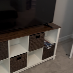 Tv stand and Storage cubes