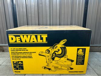 Dewalt 12” Double Bevel Sliding Compound Miter Saw Model DWS780
