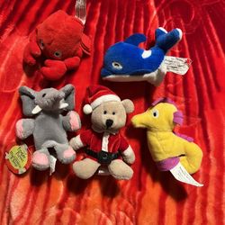 Starbucks Set Of 5 Finger Puppets 2001-2002