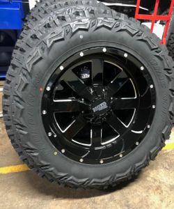Off Road Rims Titan Wheels Silverado Tundra Ram F-150 Ballistic Pro Comp KMC Method Tacoma Wrangler Yukon Tahoe 