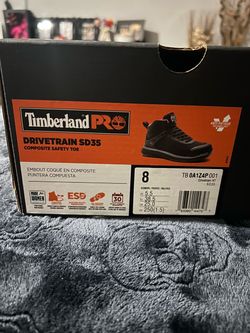 Timberland pro drivetrain SD 35 women black shoe size 8