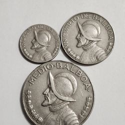 Antique Panama Balboa Coins