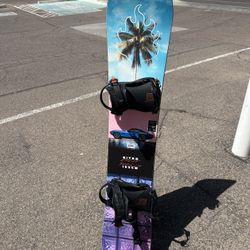 2025 Nitro Snowboard W/ Nitro Team Bindings