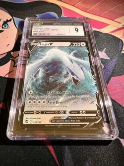 pokemon cgc 9 lugia V ultra rare 