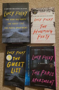 3 Mystery Books Boxed Set, Lucy Foley, Great Condition