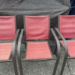 3  Outdoor Chairs