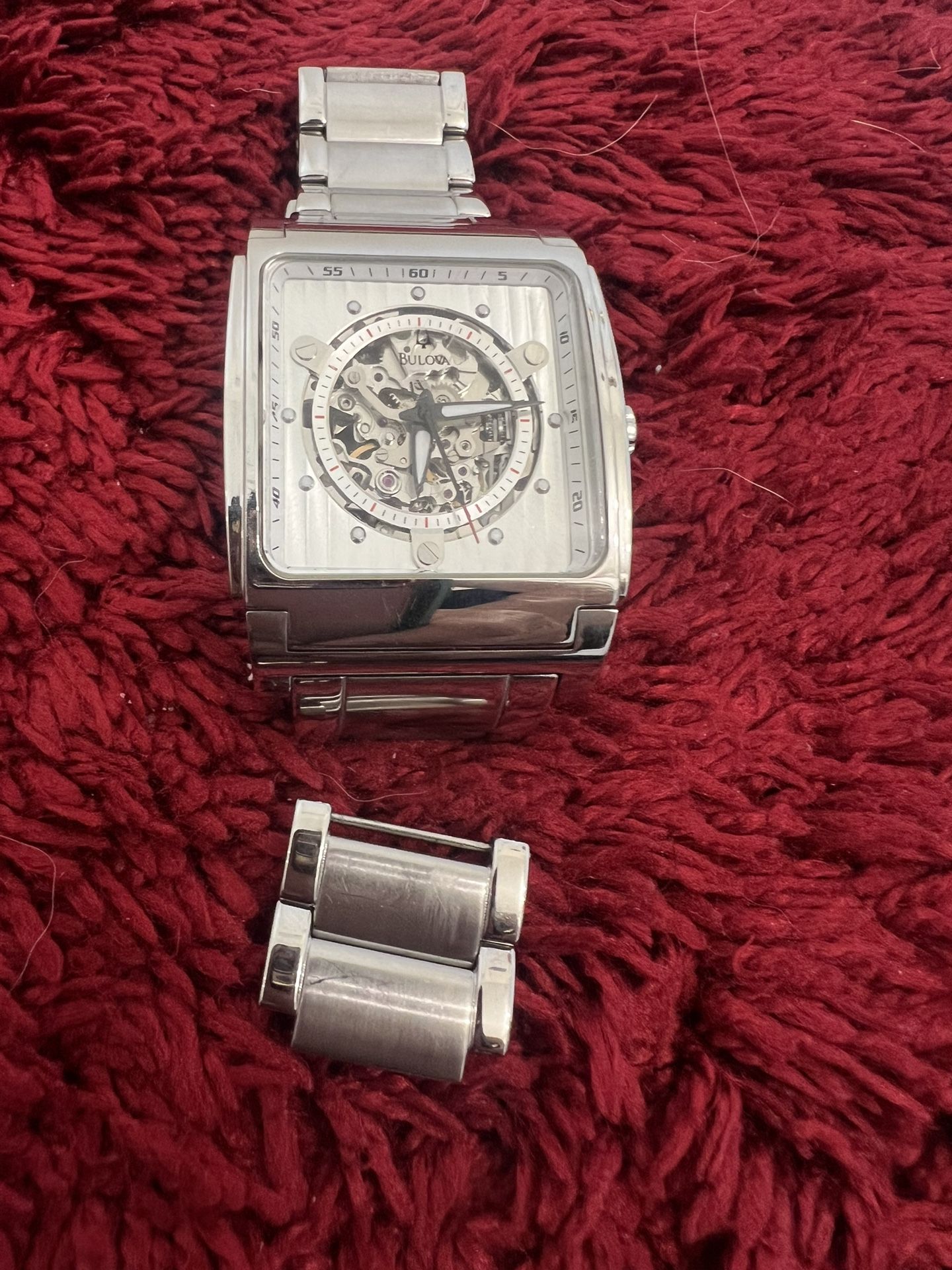 Mens Bulova 21 Jewels Watch Automatic Self Winding C877647