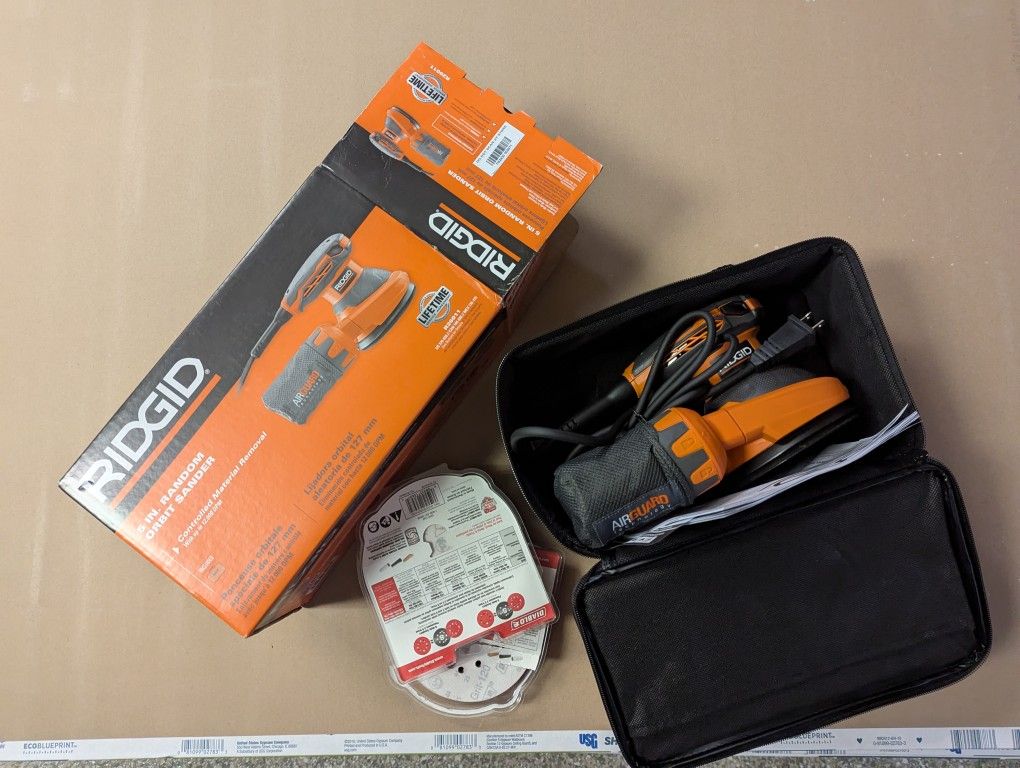 Ridgid Corded Sander Brand New In Box