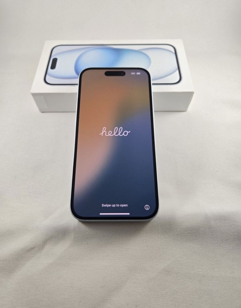 iPhone 15 Unlocked Blue 128GB