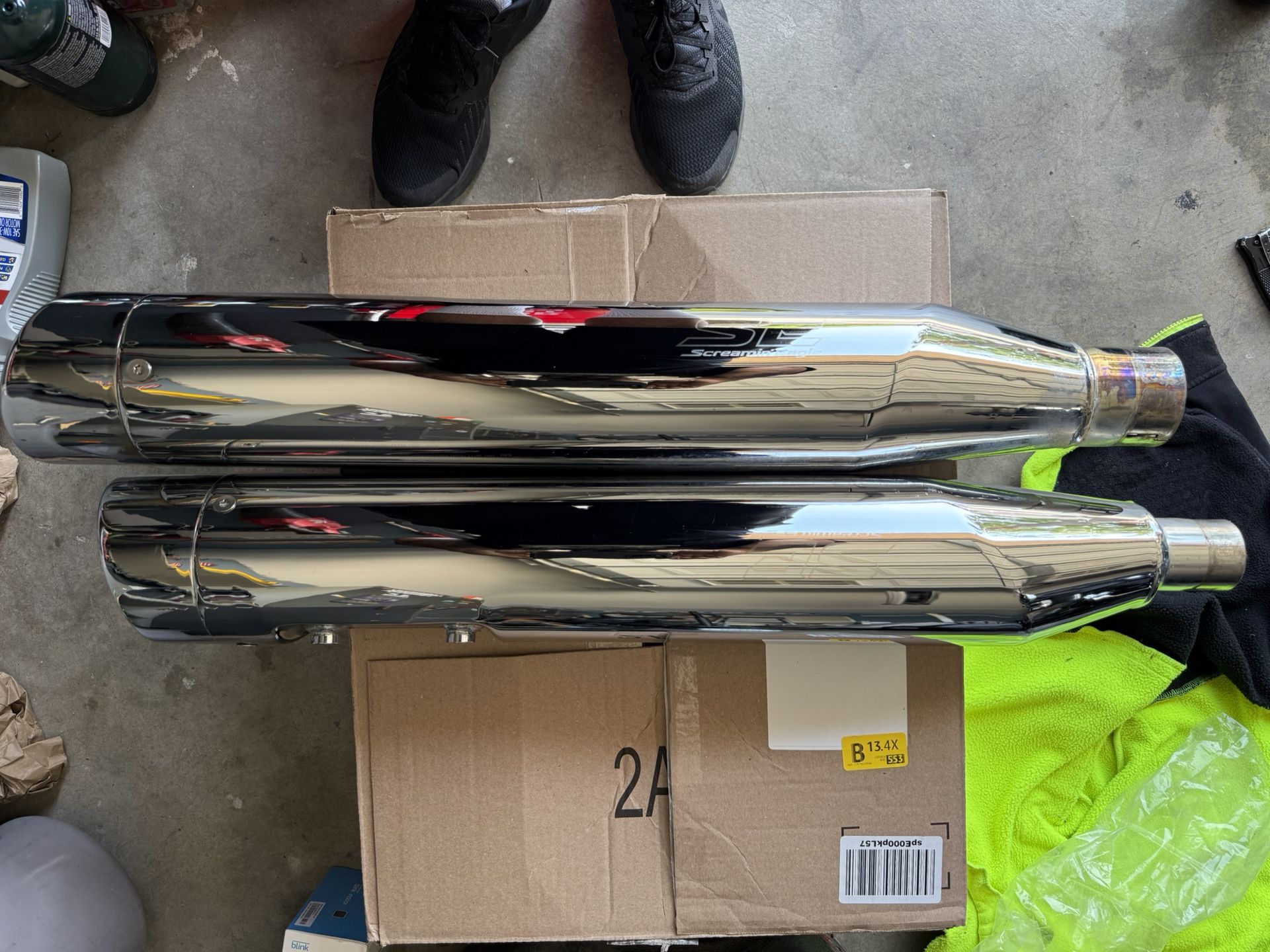 Screamin Eagle Slip On Exhaust Pipes
