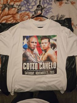 Canelo Alvarez vs Miguel cotto shirt boxing
